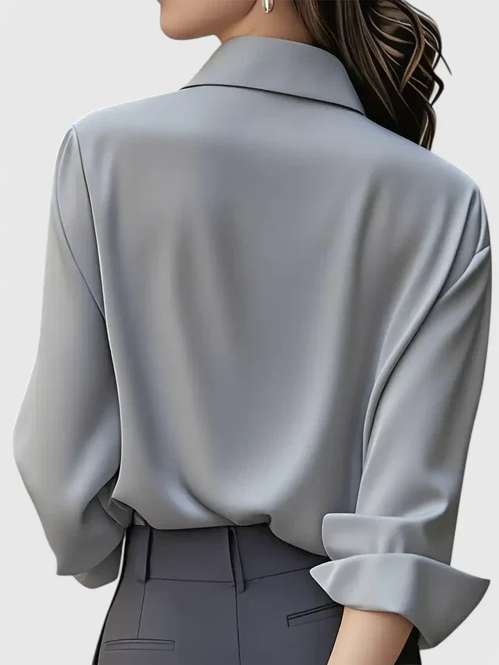 Ellen™ - Elegant Button-Down Top