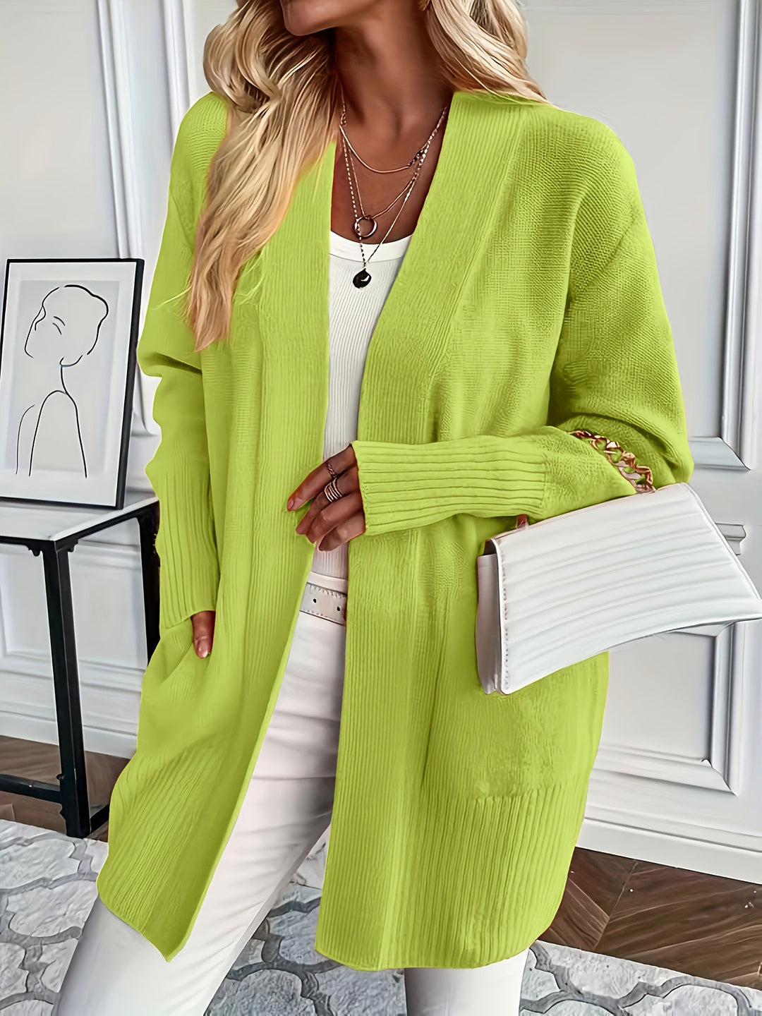 Flor™ - Cozy Knit Cardigan