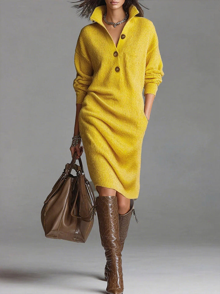 Grace™ - Casual Long Sleeve Dress
