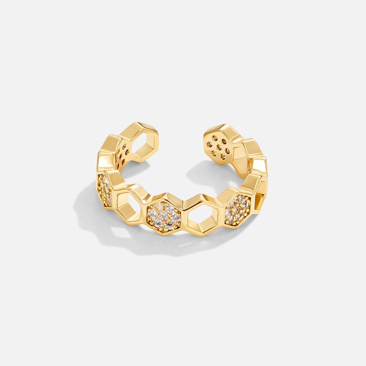 Cinthia - Gold and Crystal Ring