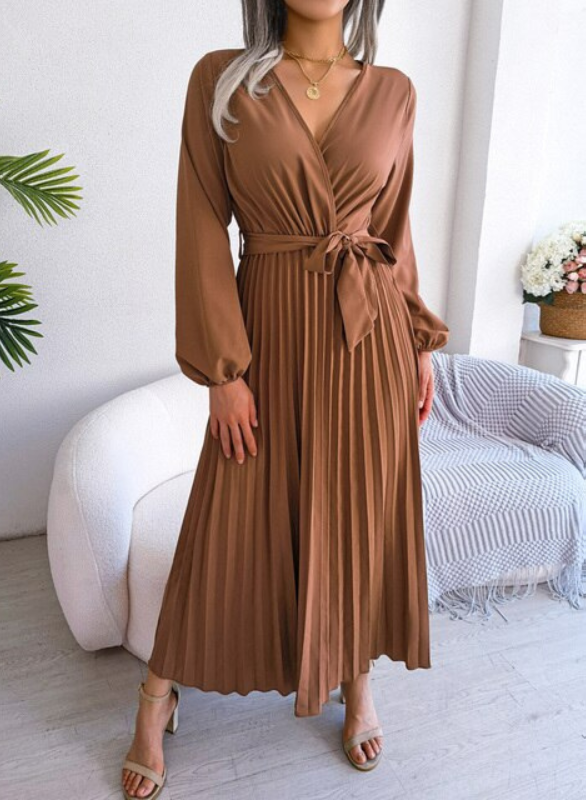 Naomi | Pleated Dress for Special Occasions