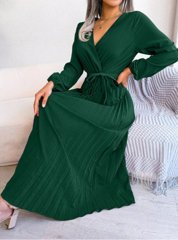 Naomi | Pleated Dress for Special Occasions