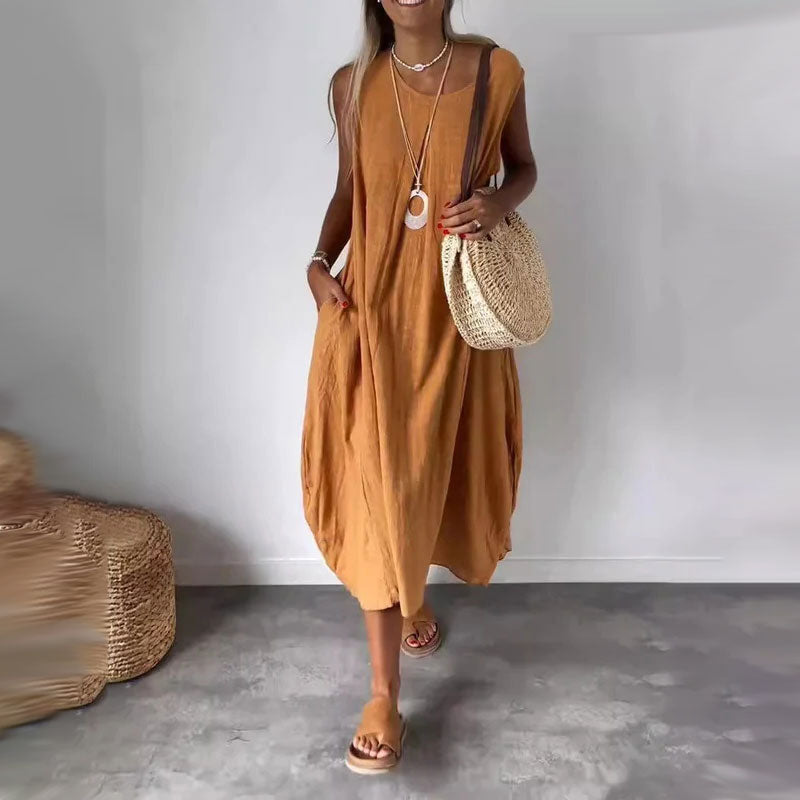 Noemi | Casual Sleeveless Dress with Pockets