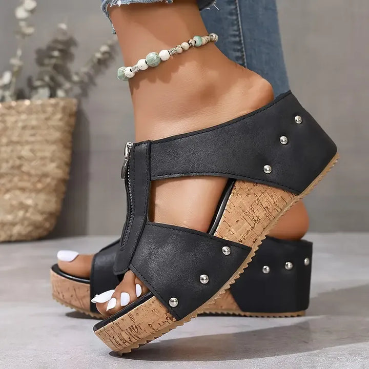 Ofelia™ – Orthopedic Open Toe Wedge Sandals