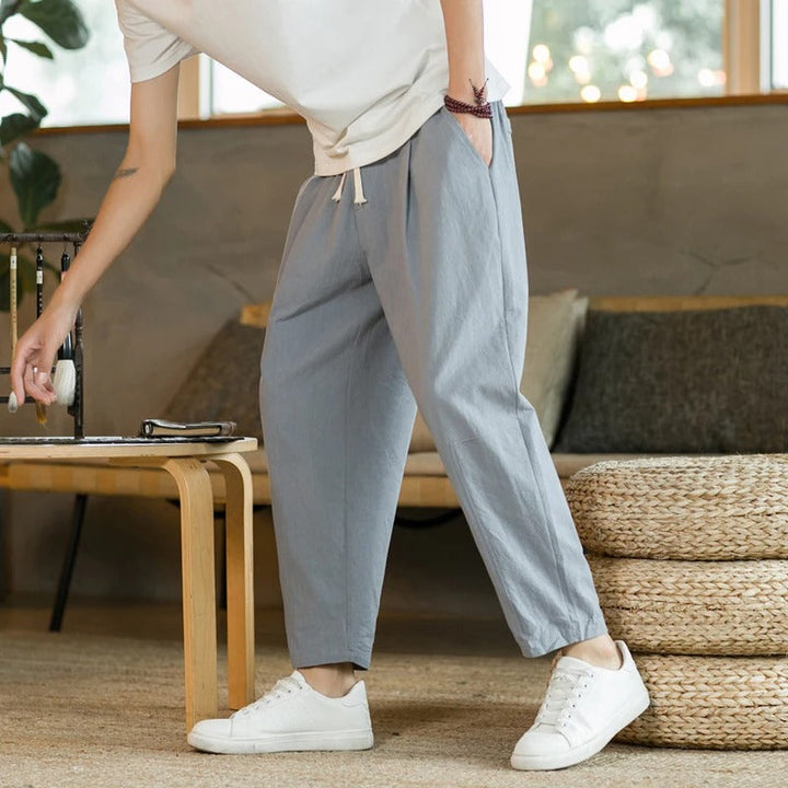 Arin - Minimal Cotton Trousers