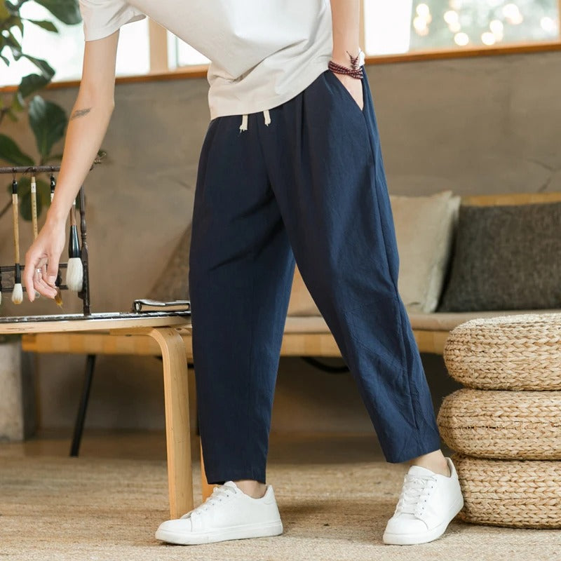 Arin - Minimal Cotton Trousers