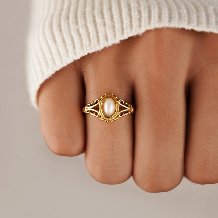 Aitana - Vintage Pearl Ring