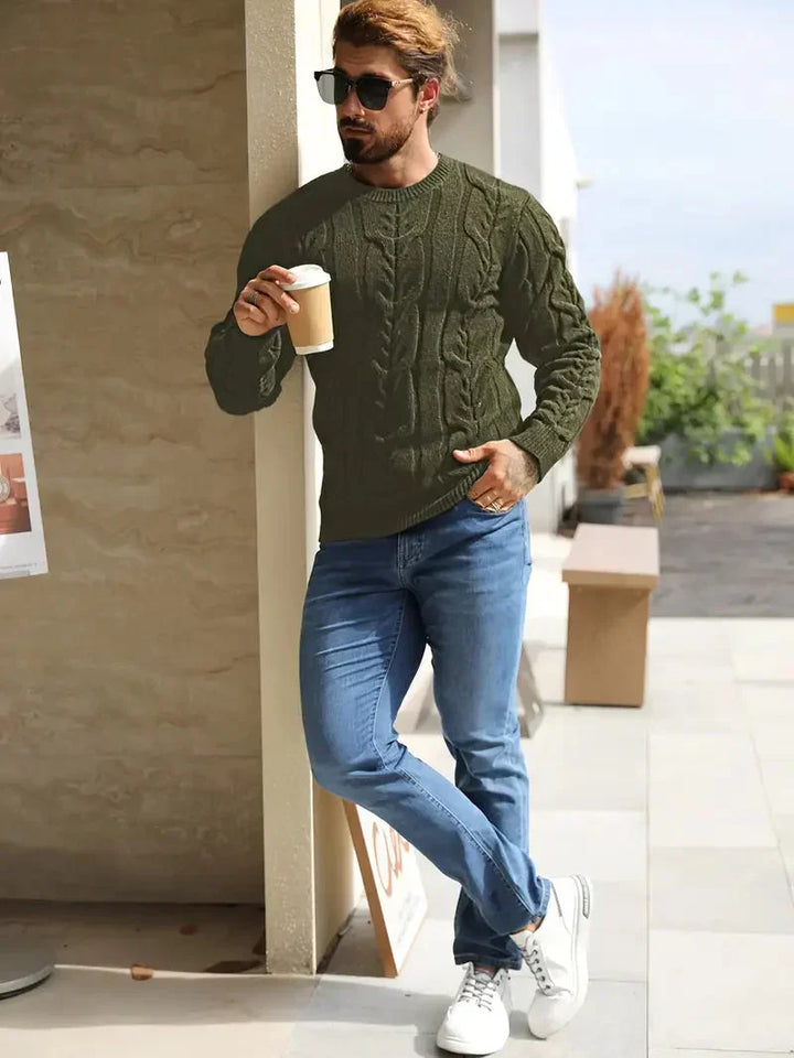 Brit & Boho™️ | Graphica Geo Knit Sweater