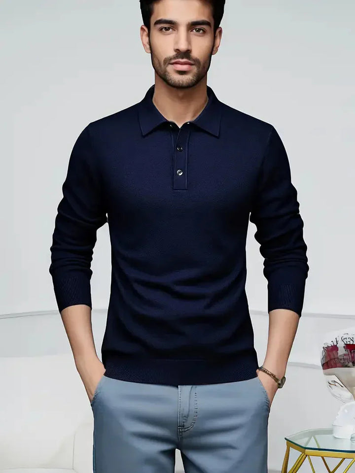 Brit & Boho™️ | Harvey Wool Blend Knit Sweater