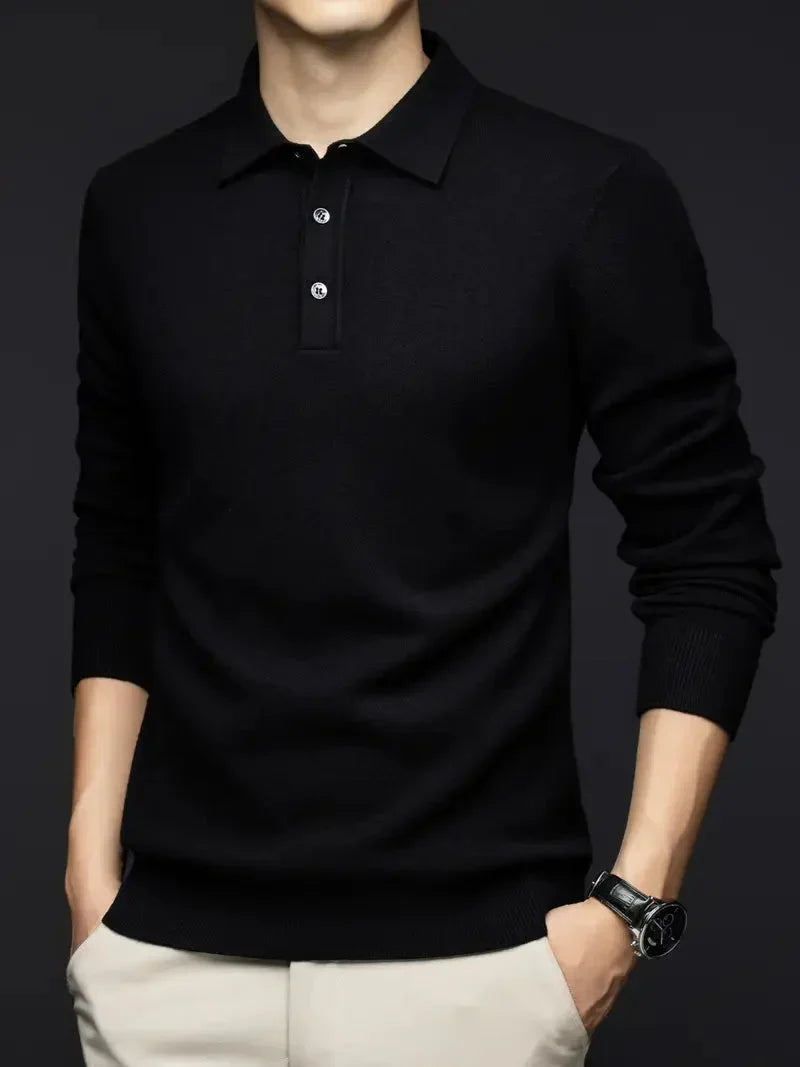 Brit & Boho™️ | Harvey Wool Blend Knit Sweater