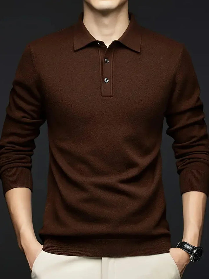 Brit & Boho™️ | Harvey Wool Blend Knit Sweater