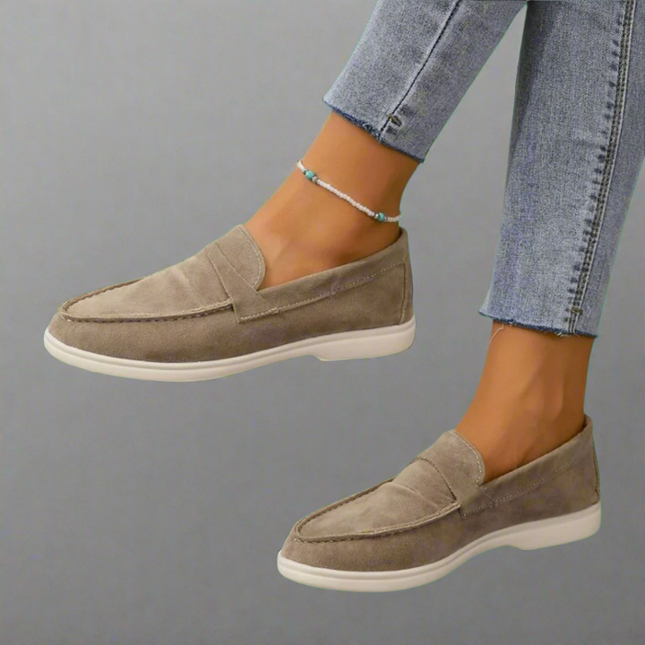 Hannah | Elegant Suede Moccasins