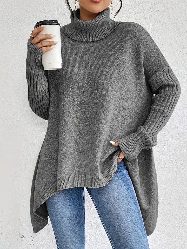 Bridgette™ - Comfy Long Turtleneck Sweater