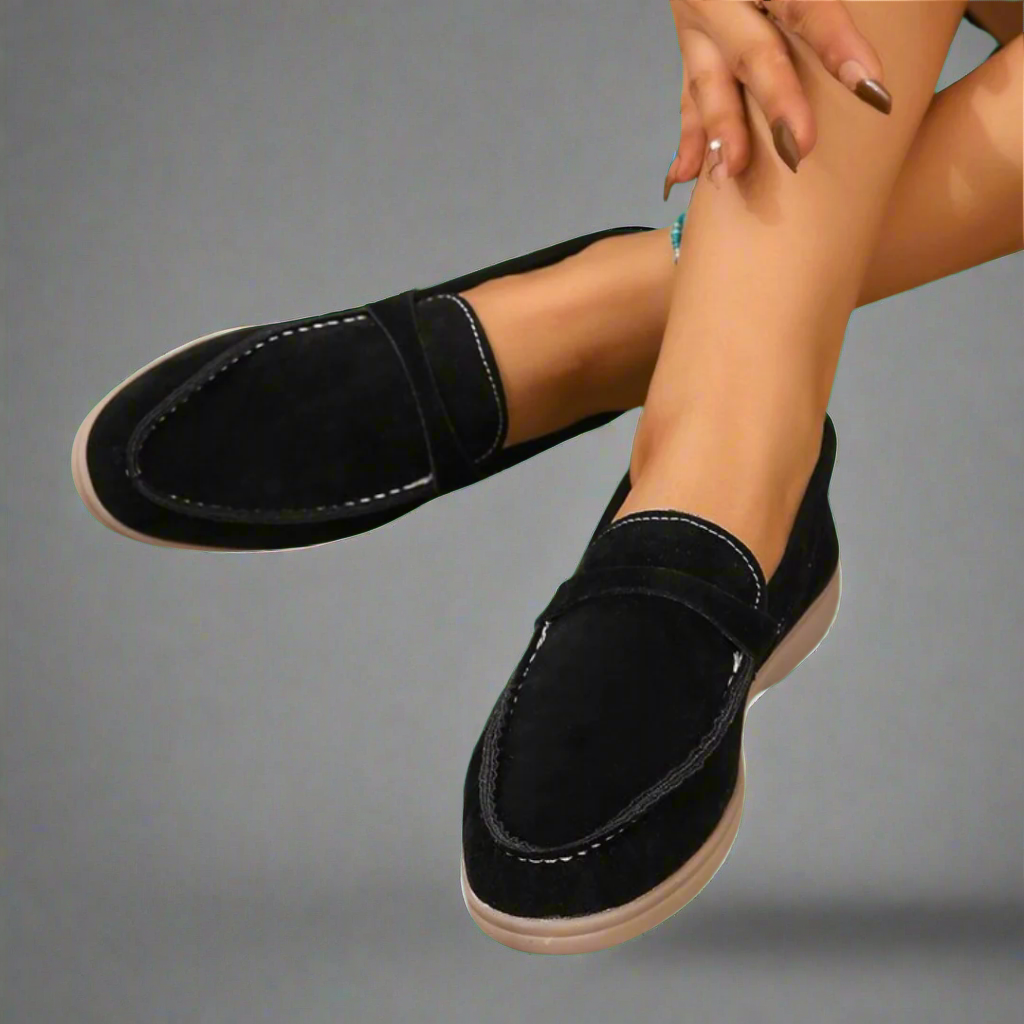 Hannah | Elegant Suede Moccasins