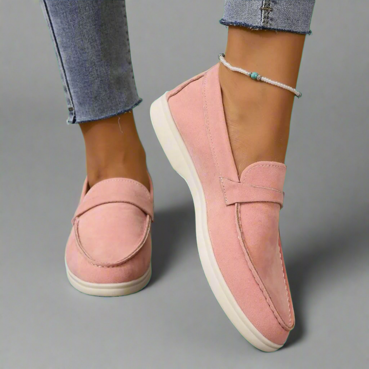 Hannah | Elegant Suede Moccasins