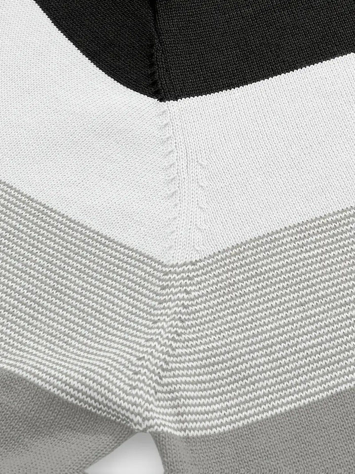 Brit & Boho™️ | The Luxe Colorblock Quarter Zip