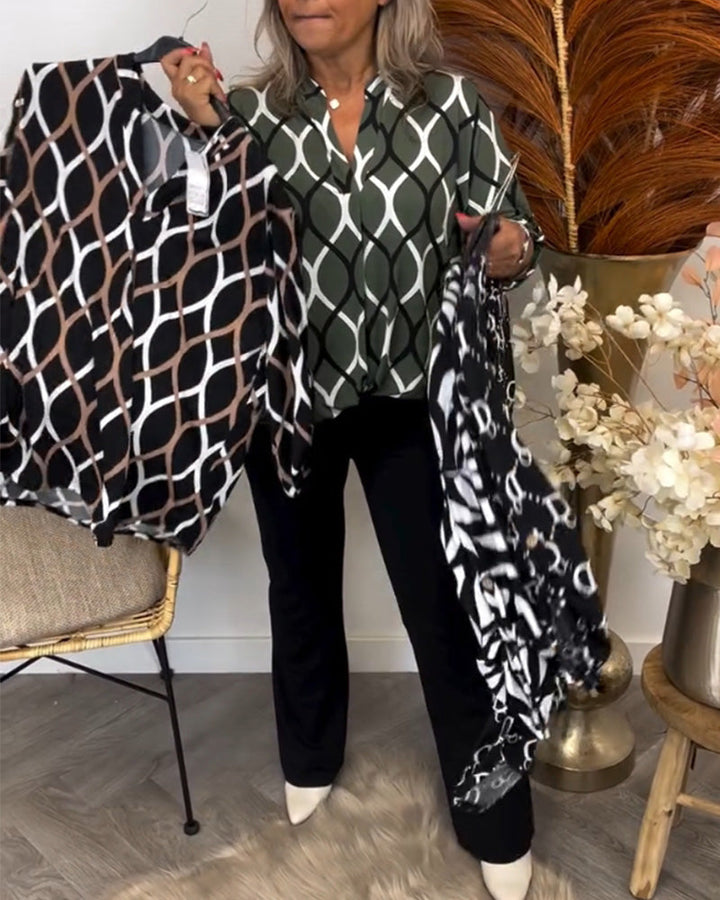 Janny™ - Casual Long-Sleeve Blouse