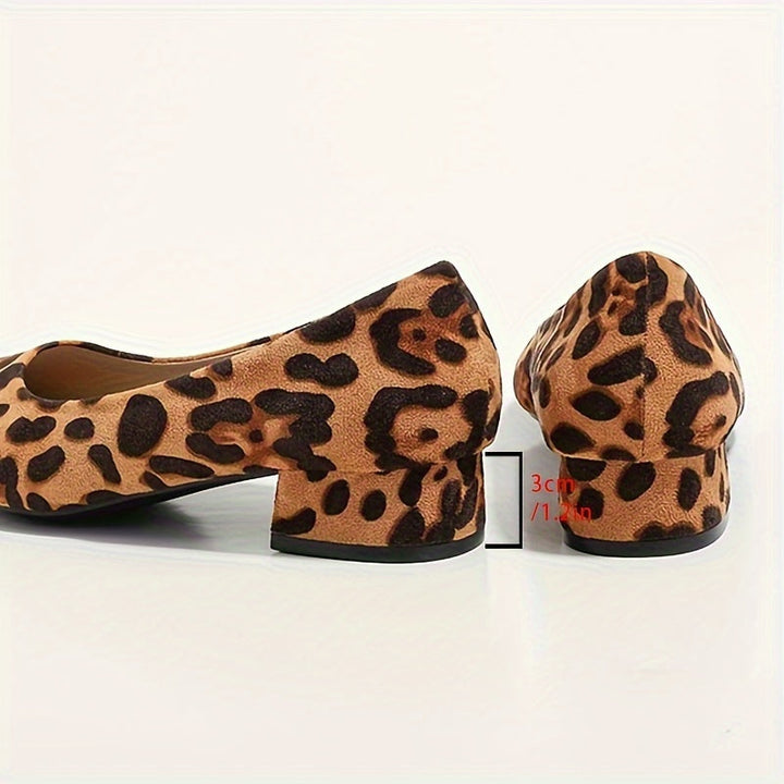 Dina | Leopard Print Pointed-Toe Heels