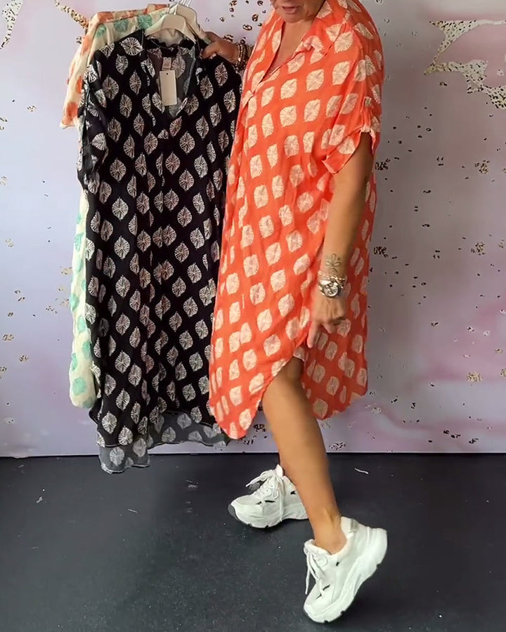 Liora™ - Women’s Lapel Spring Dress