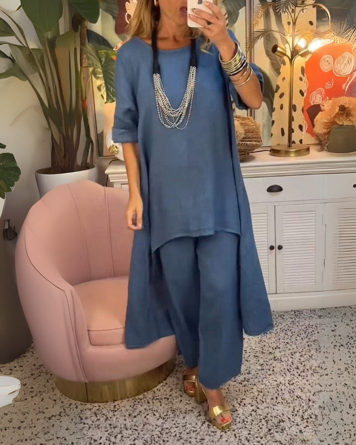 Marila™ - Cotton Two Piece Set