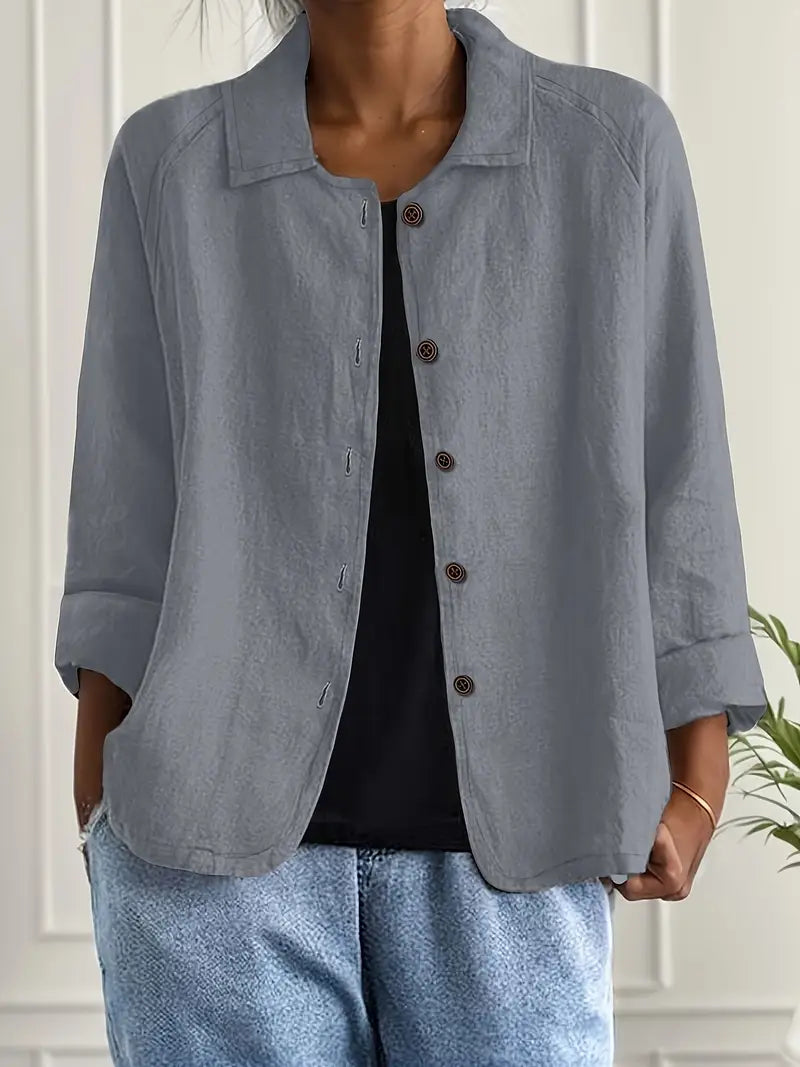 Marilla™ – Classic Light Shirt Cardigan