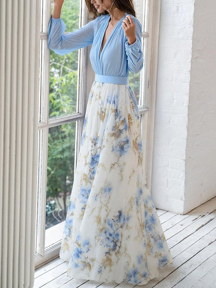 Fiorella | Elegant Maxi Dress with Floral Print