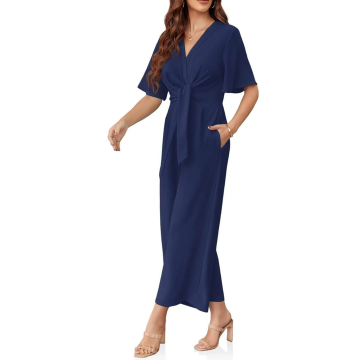 Gabriella™ - Elegant Summer Tie Knot Jumpsuits