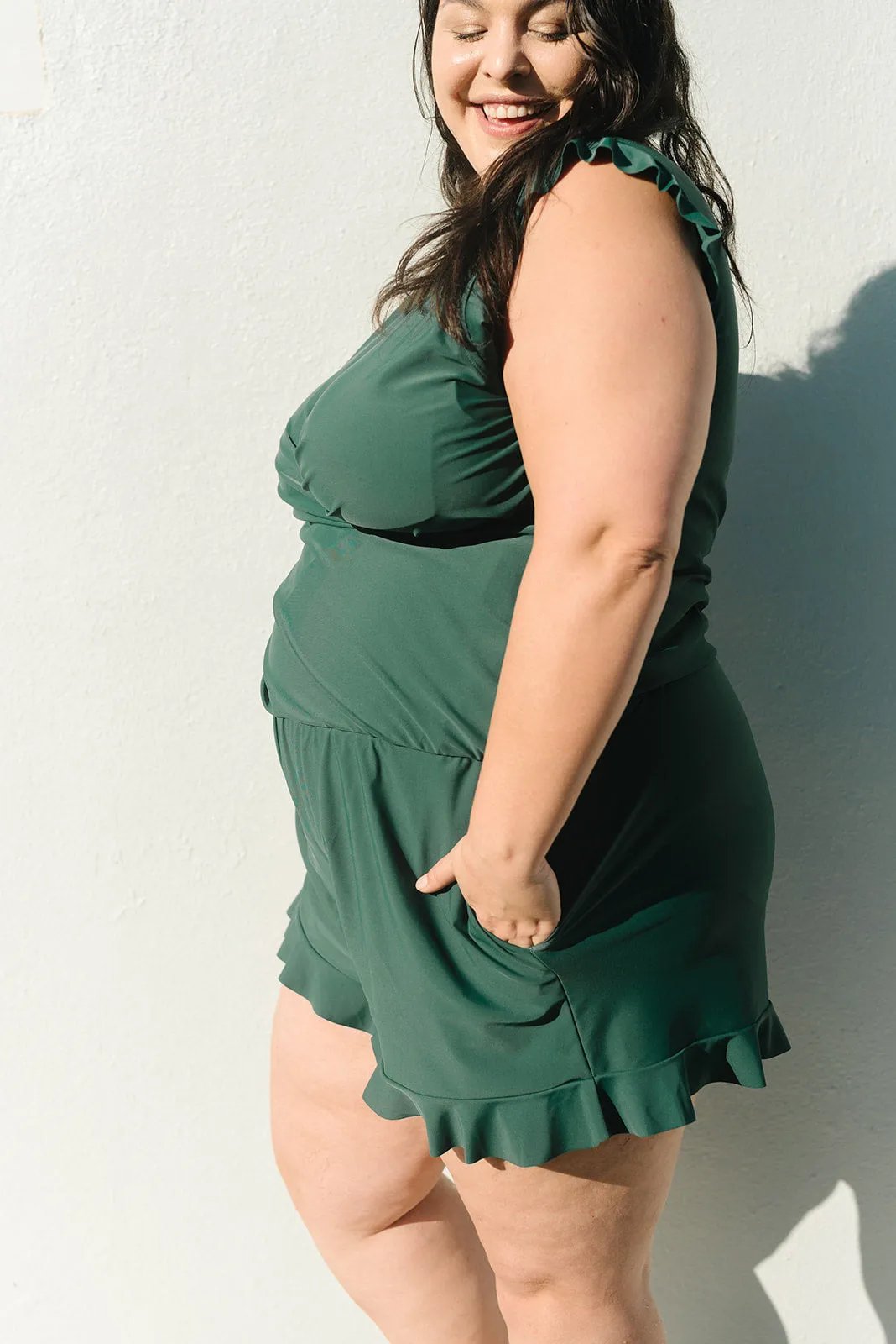 Reana™ – Ruffled Swimsuit with Bust Support