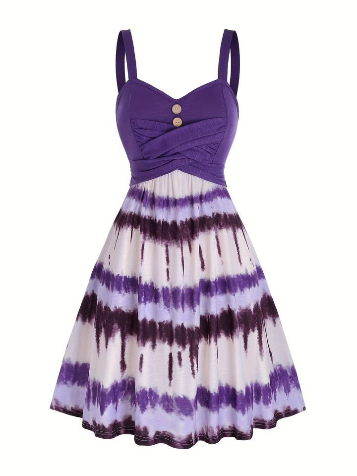 Gisele™ - Comfortable Tie-Dye Sleeveless Summer Dress