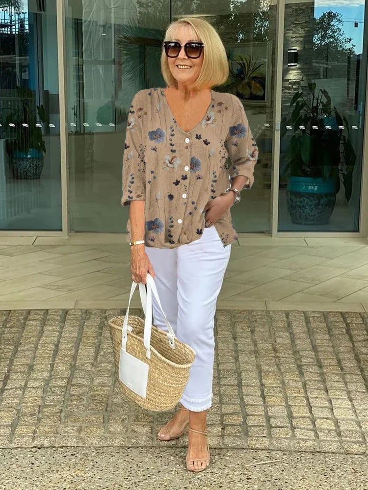 Romilly™ – Casual Floral Blouse