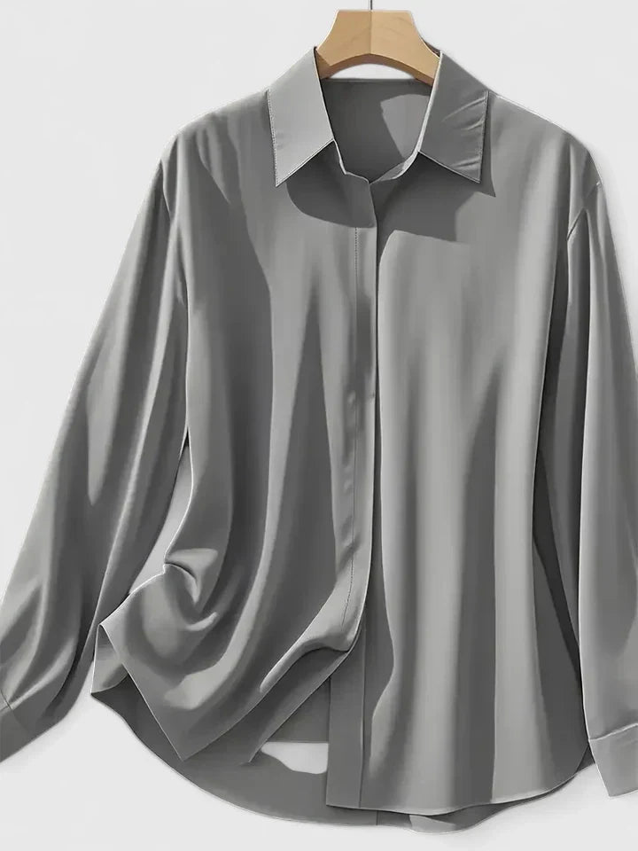 Ellen™ - Elegant Button-Down Top