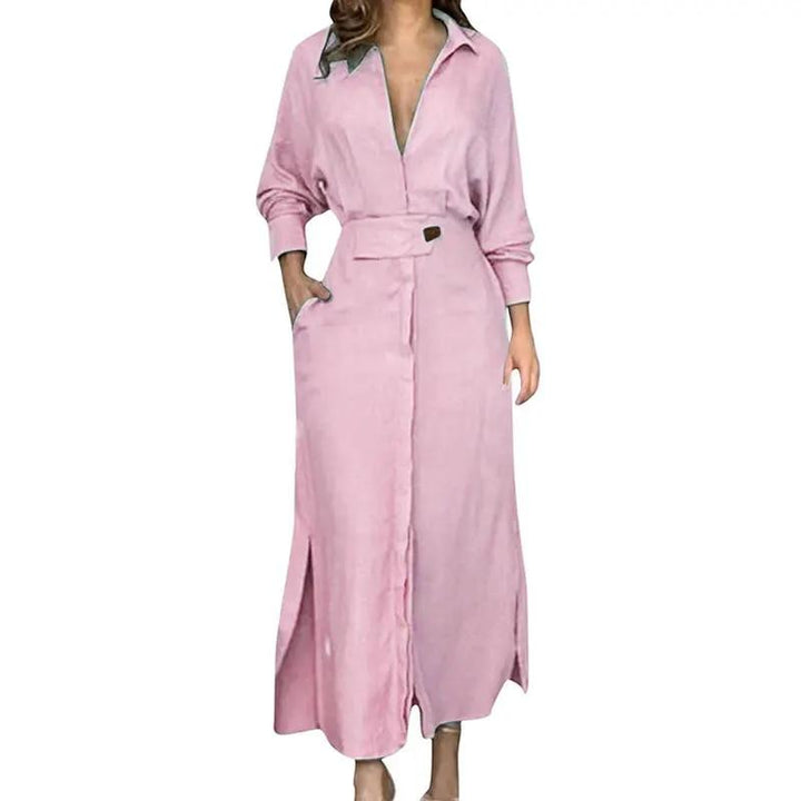 Jeanette™ - V-Neck Maxi Dress