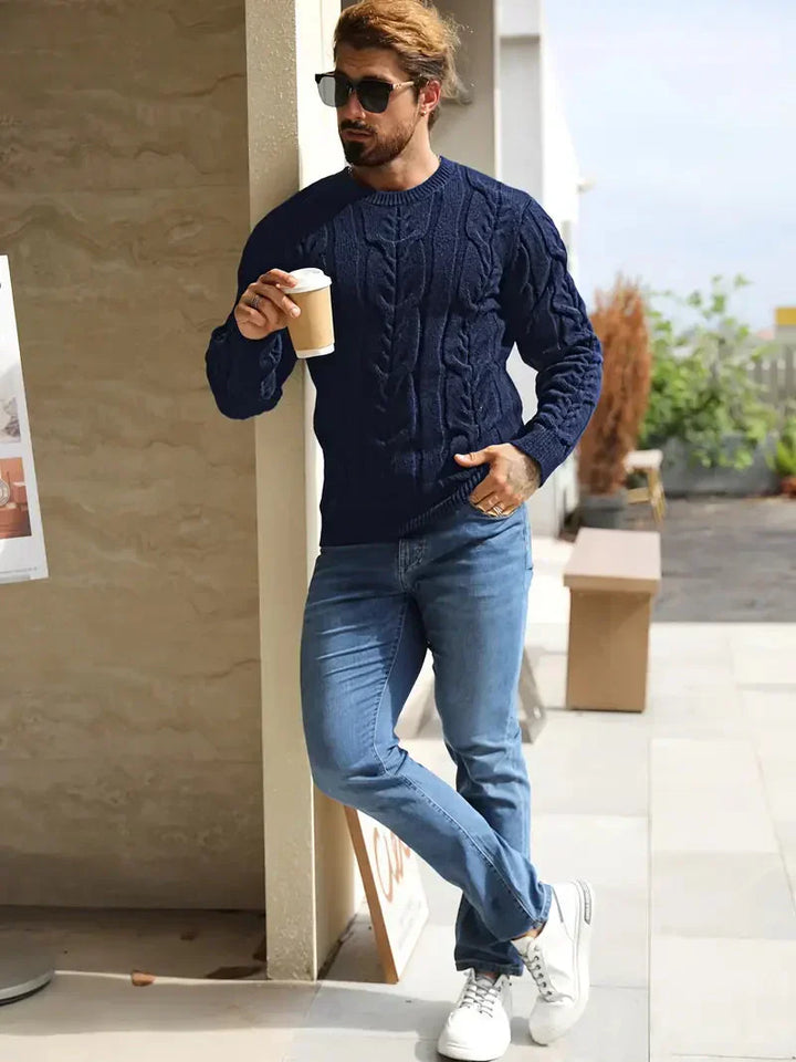 Brit & Boho™️ | Graphica Geo Knit Sweater