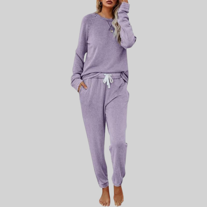 Josie™ - Casual Long Sleeve & Sweatpants Set