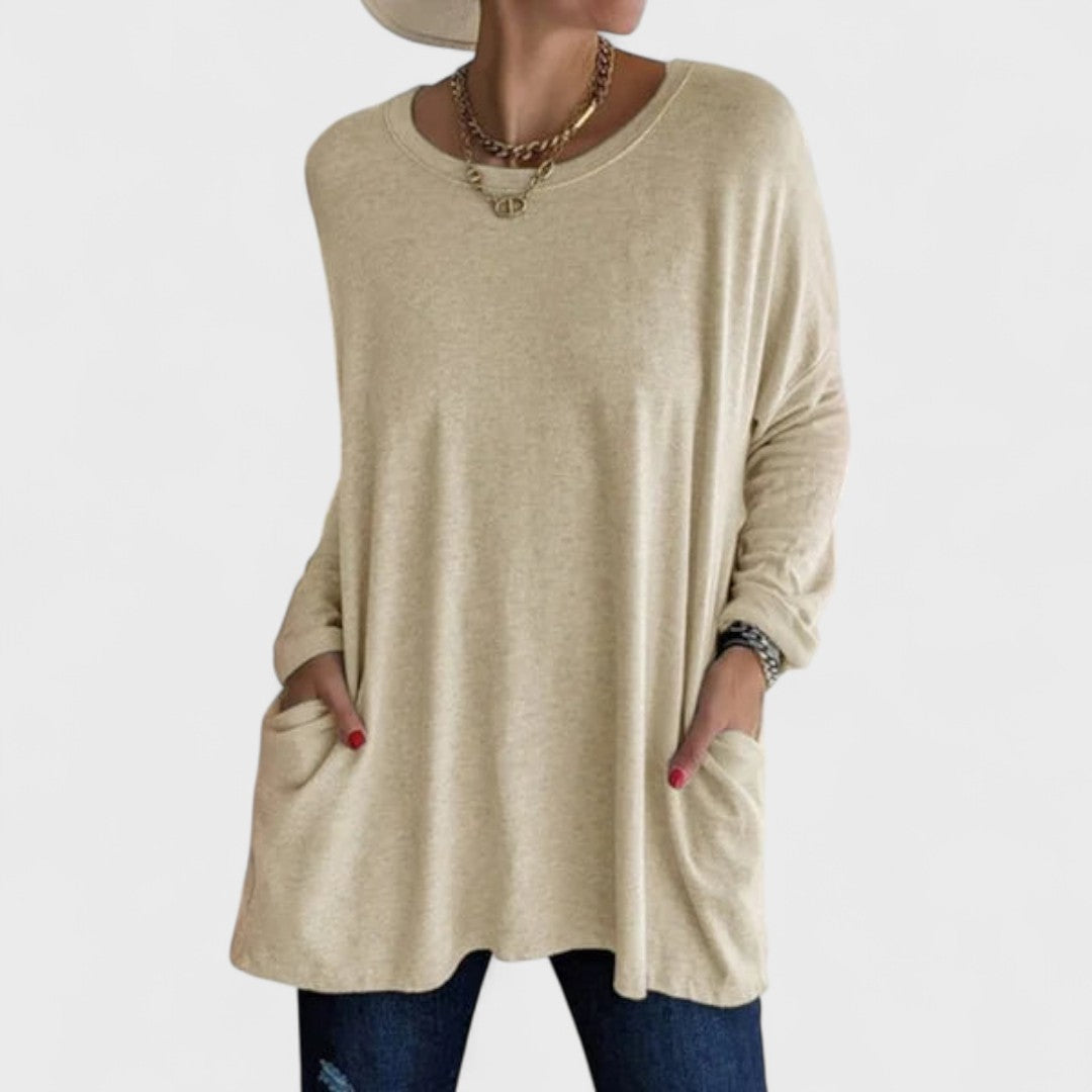 Moira – Relaxed Long Sleeve Top