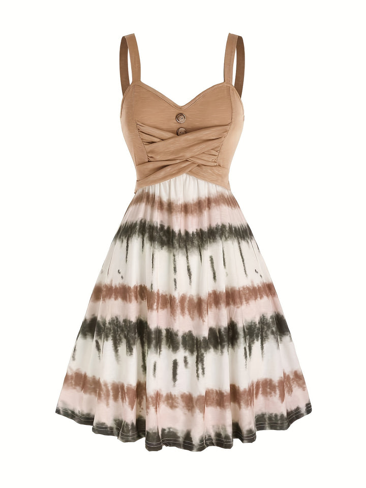 Gisele™ - Comfortable Tie-Dye Sleeveless Summer Dress