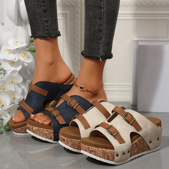 Dahlia™ - Fashionable Wedge Platform Sandals