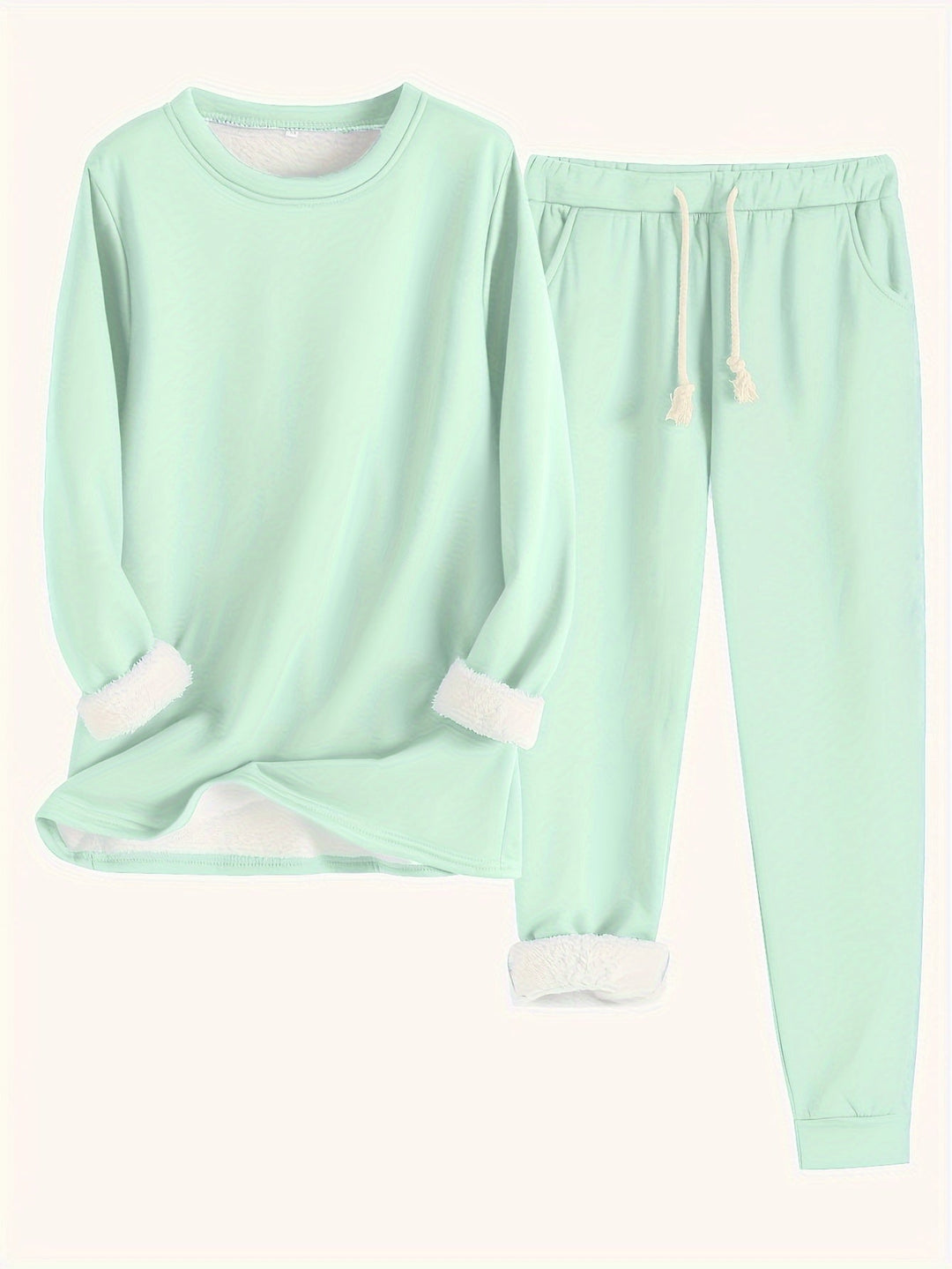 Riley™ - Cozy Fleece-Lined Lounge Set