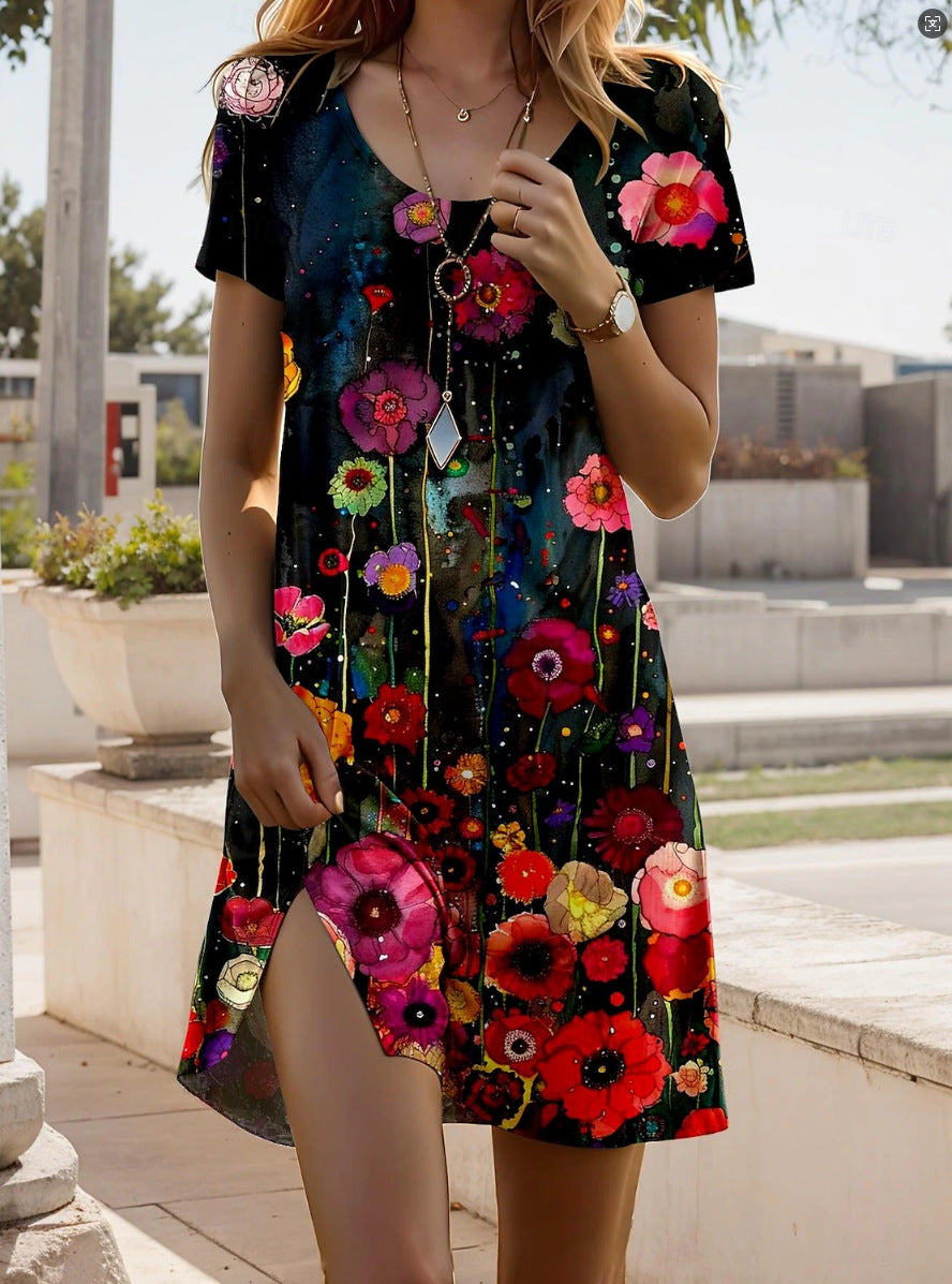 Mabel™ - Trendy Ethnic Printed Summer Dress