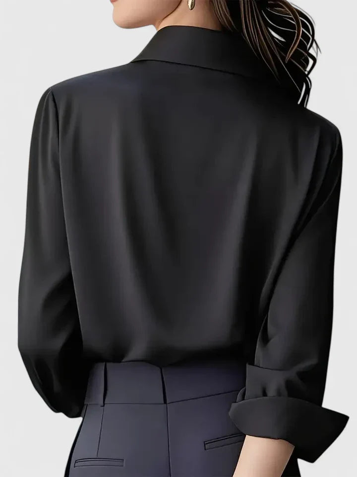 Ellen™ - Elegant Button-Down Top