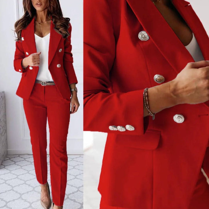 Lily™ - Double-Breasted Suit Set