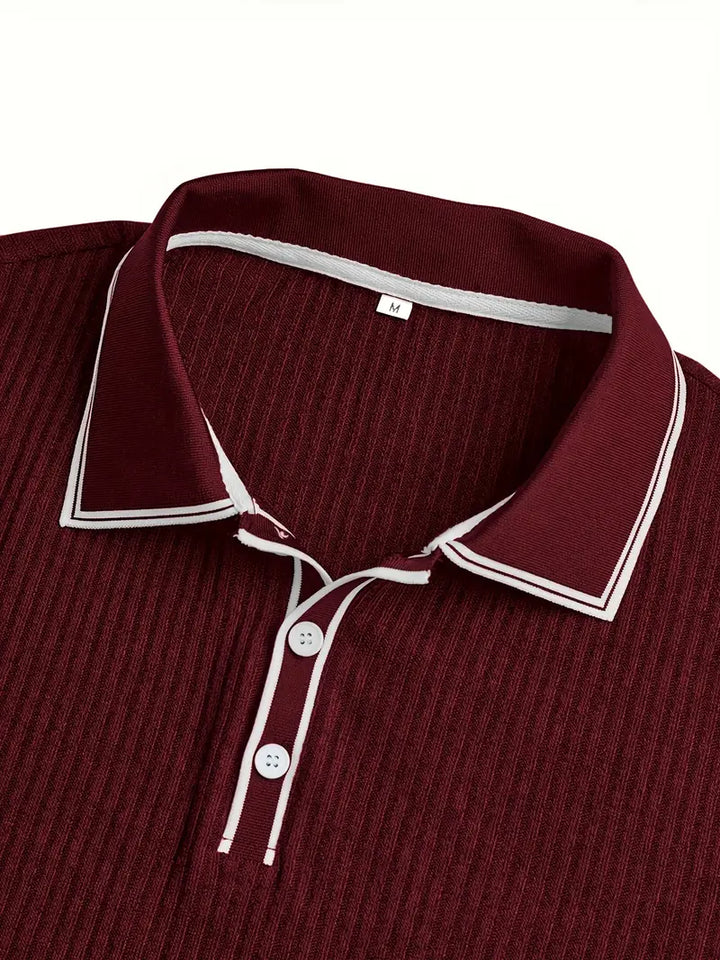 Emilio™ - Men's Custom Ribbed Polo