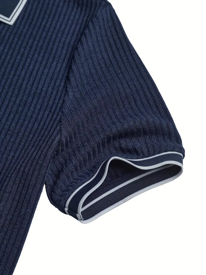 Emilio™ - Men's Custom Ribbed Polo
