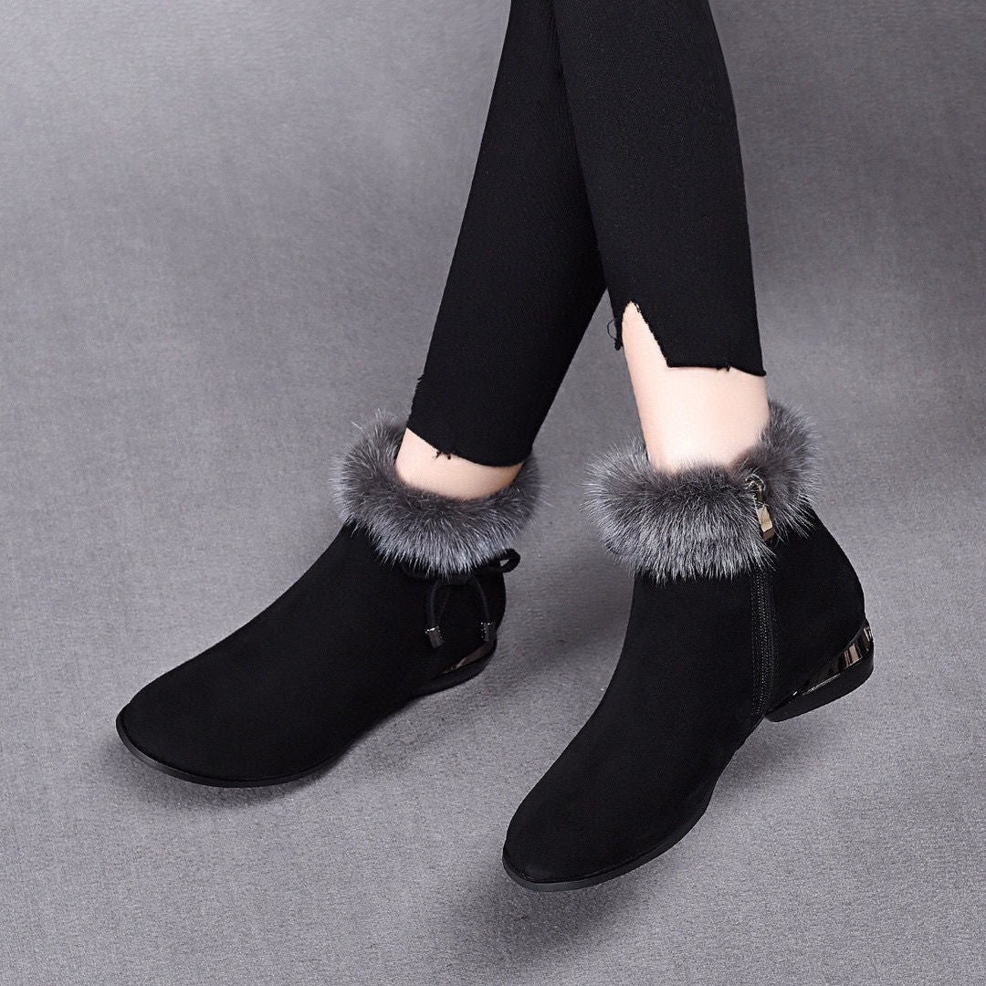Stacey™ - Soft Leather Ankle Boots