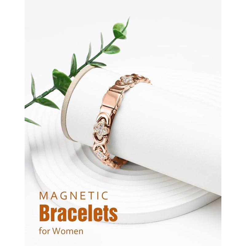 Aurelia™ – Elegant Magnetic Copper Bangle