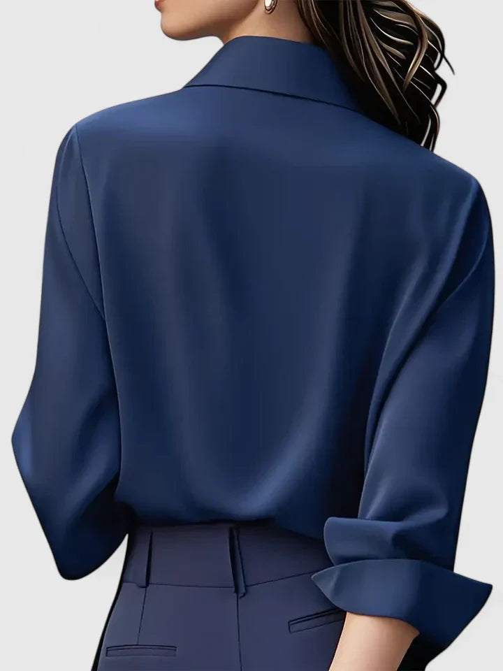 Ellen™ - Elegant Button-Down Top