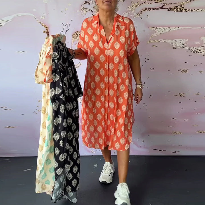 Liora™ - Women’s Lapel Spring Dress