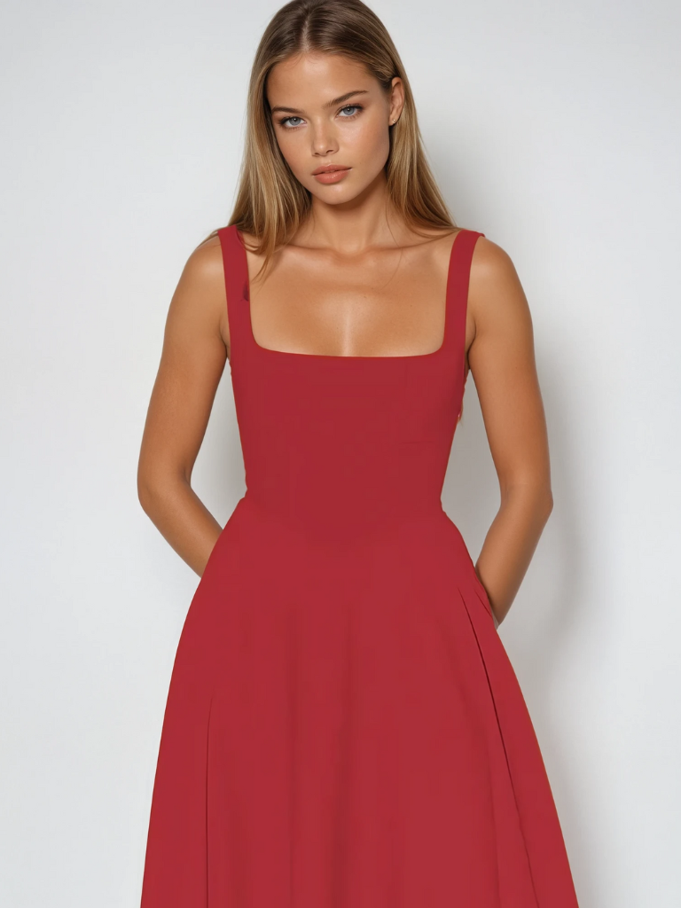 Scarlett™ - Classic Midi Dress