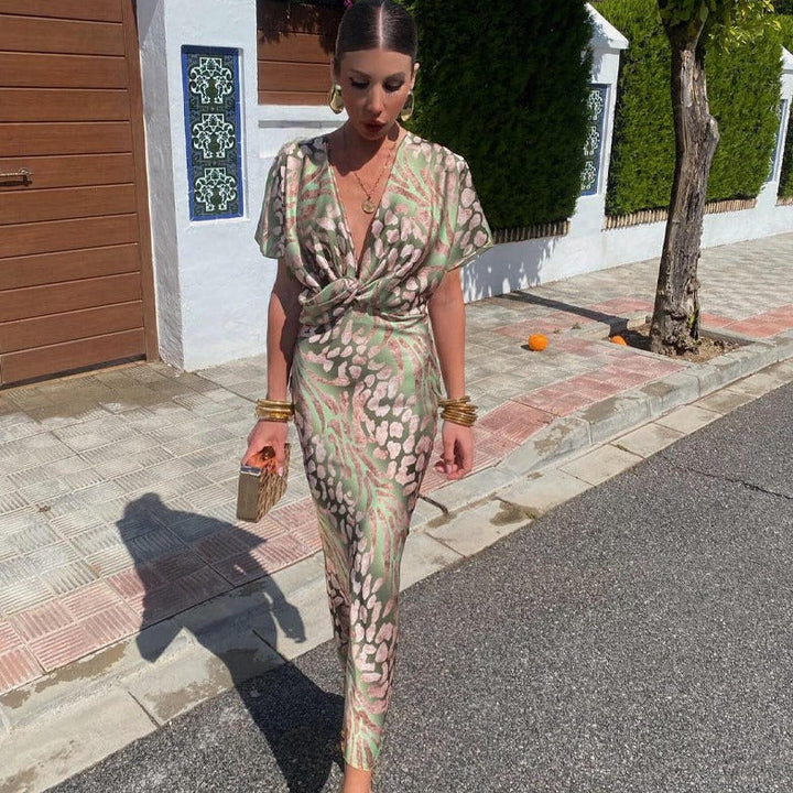 Rina™ | Women's V-Neck Maxi Dress