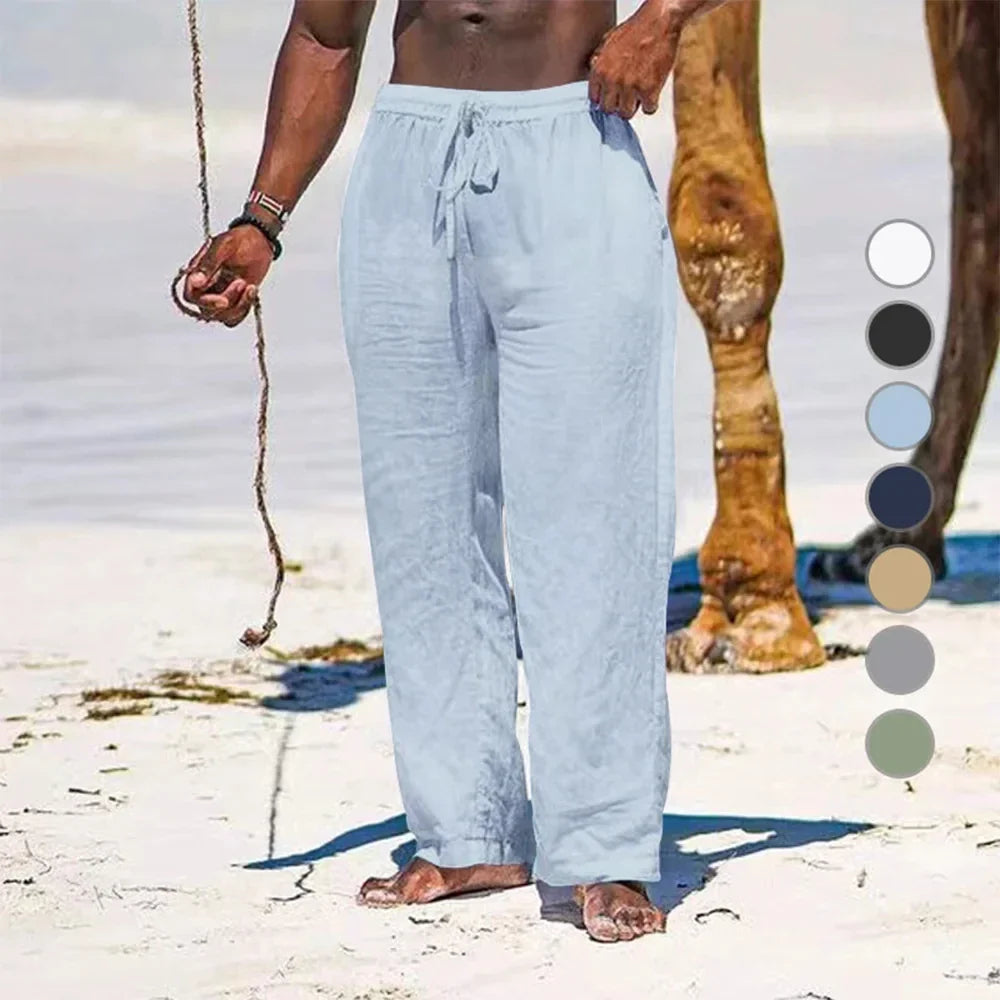 Jamal - Coastal Linen Pants